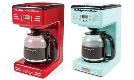 Nostalgia Retro 12-Cup Programmable Coffee Maker