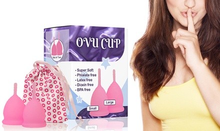 OVUcup Silicone Reusable Menstrual Cups (2-Pack)