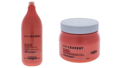 LOreal Serie Expert B6 Plus Biotin Inforcer Masque or Shampoo