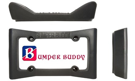 Bumper Buddy Rubber Car Bumper Protector License Plate Frame