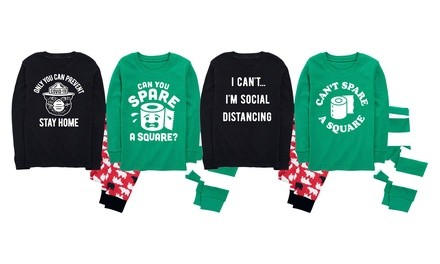 Nap Chat: Kids' Funny Social Distancing Pajama Sets