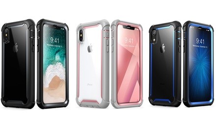 Ares Full Body Bumper Cover with Built-In Screen Protector for iPhone XS, XS Max, or XR