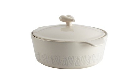 Ayesha Curry Home Collection 2.5-Qt. Stoneware Round Casserole