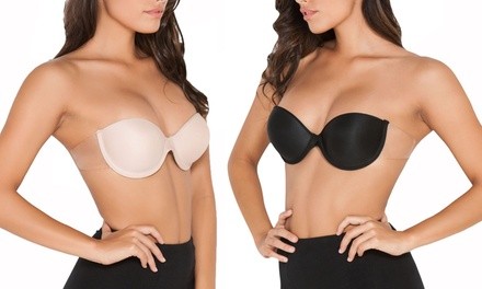 Women's Self-Adhesive Reusable Push-Up Backless Bra