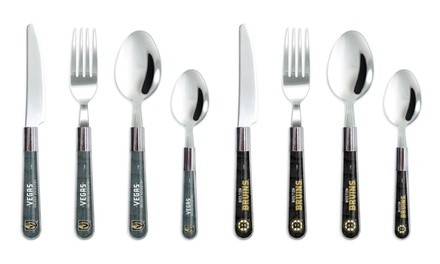 Sports Vault NHL Team Logo Flatware Set (16-Piece)