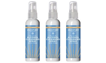 Alcohol Cleansing Spray (3-Pack) Travel Size (2Fl.Oz.)
