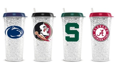 Duckhouse NCAA 16Oz. Crystal Freezer Tumbler