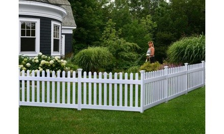 Zippity Newport Vinyl Picket Fence