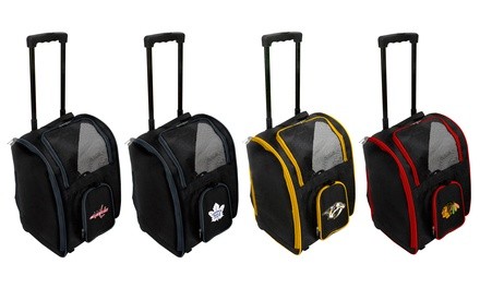 Mojo Licensing NHL Premium Pet Carrier with Wheels