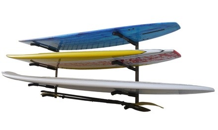 SUP or Surfboard Wall Mount Storage Rack (up to 3 boards)
