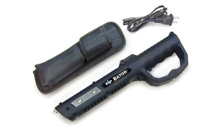 ZAP Baton 1 Million Volts Rechargeable Extreme Stun Gun with Flashlight