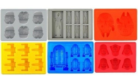 Jollylife Silicone Ice Tray For Star Wars Lovers Or Party Theme Set Of 6