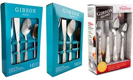 Gibson Stainless Steel Flatware Set (16-Piece)