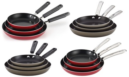 Farberware Aluminum Nonstick Skillet Set (3-Piece)