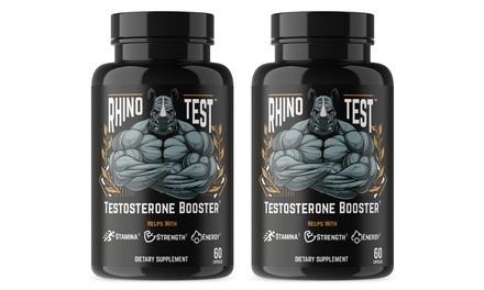 Rhino Test Extra Strength Testosterone Booster (2- 4- or 6-Pack)