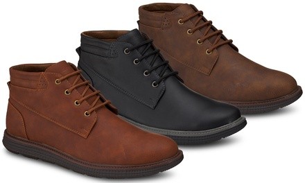 Aston Marc Men's Plain Toe Chukka Boots