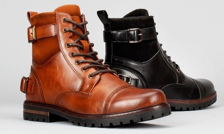 Harrison Men's Belted Combat Boots