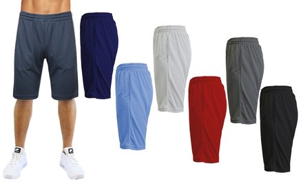 6-Pack Galaxy by Harvic Men's Moisture-Wicking Active Mesh Shorts (S–2XL)