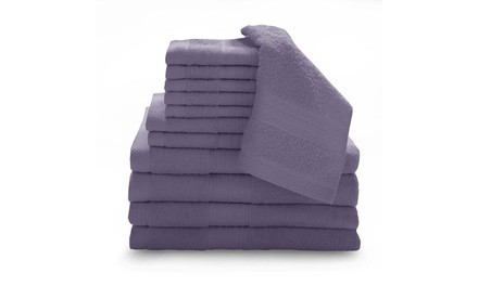 100% Cotton Towel and Bath Sheet Set (12-Piece)