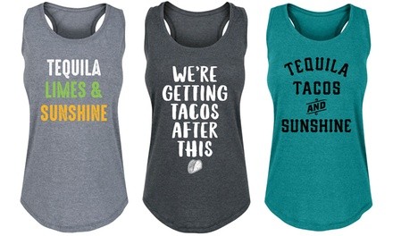 Instant Message: Women's Funny Cinco de Mayo Tank Tops. Plus Sizes Available.