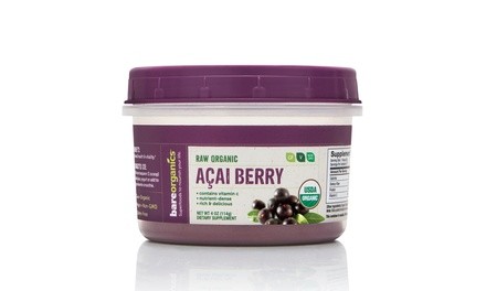 BareOrganics Organic Acai Fruit Powder (4Oz.)