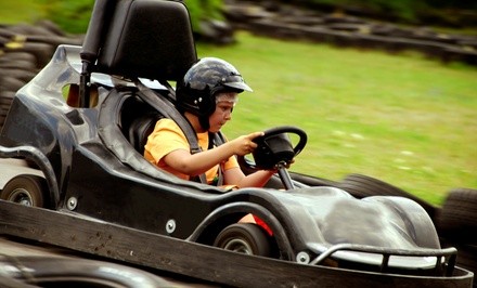 Two-Hour Mobile Go-Kart and Racetrack Rentals from Karty Party (58% Off). Two Options Available.