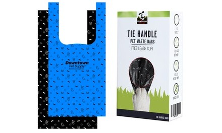 Downtown Pet Supply Large Tie Handle Pet Waste Bags