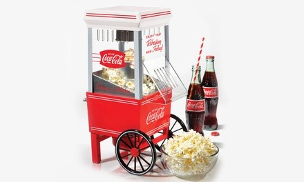 Nostalgia Coca-Cola 12-Cup Hot Air Popcorn Maker