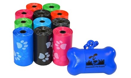 Downtown Pet Supply Pet Waste Poop Bags with Dispenser (220-Count)