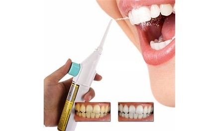 Portable Jet Water Flosser Air Floss Water Pick Oral Irrigator