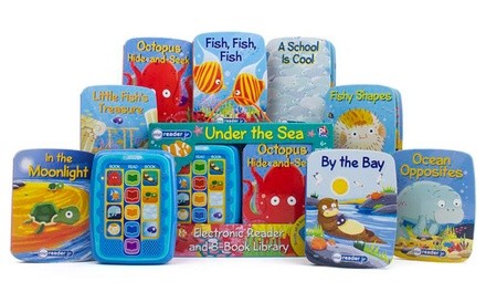 Me Reader Kids' Under The Sea Electronic Reader and 8-Book Set 