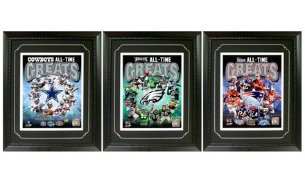 Encore Select NFL All-Time Greats Double Matted 11x14 Framed Photo