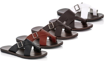 Franco Vanucci Men's Toe-Loop Sandals. Multiple Styles Available.