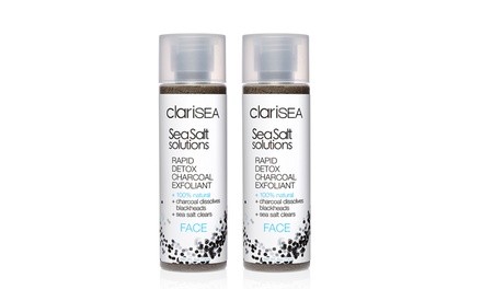 clariSEA Rapid Detox Charcoal Exfoliant 5 oz. (1- or 2-Pack)