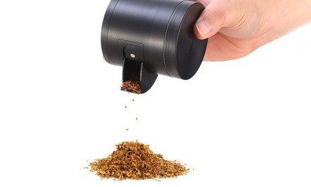 Herb Grinder with Window and Pollen Scraper