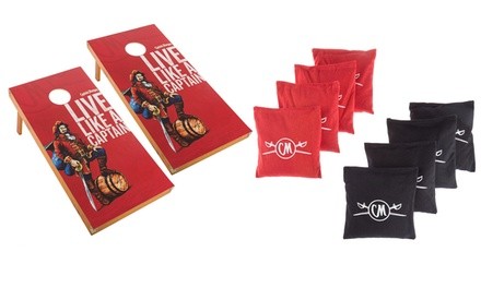 Captain Morgan Cornhole Outdoor Game Set