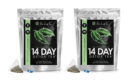 Slim Leaf 14 Day Cleanse Detox Tea Dietary Supplement