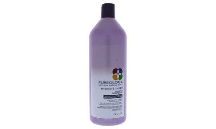 Hydrate Sheer Shampoo by Pureology for Unisex - 33.8 oz Shampoo