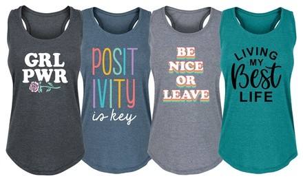 Instant Message: Women's Positivity and Girl Power Tank Top