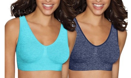 Hanes ComfortFlex Fit Wire-Free Bra (2-Pack). Plus Sizes Available.