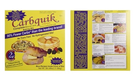 Carbquik Baking Biscuit Mix (48 Oz.; 1-, 2-, or 3-Pack)