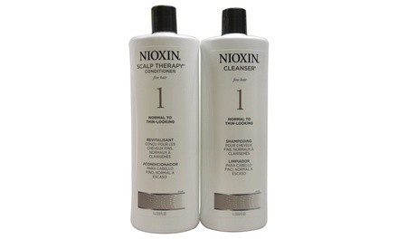 Nioxin System 1 Cleanser  Scalp Therapy Conditioner Duo Shampoo   Conditioner