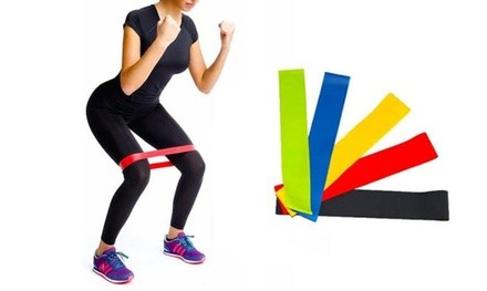 Slimbandz Resistant Exercise Set: 5 Bands Plus Carry Bag