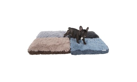 Fuzzy 2-Tone Dog or Cat Pet Bed. Multiple Options Available.