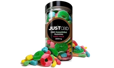 CBD Gummies Party Pack from JustCBD (3000mg)