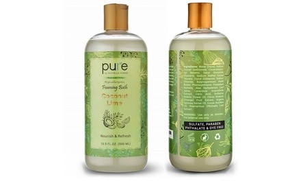 Pure by Rachel Parker Coconut Lime Organic Essential Oil Bath Foam (16.9 Fl. Oz.)