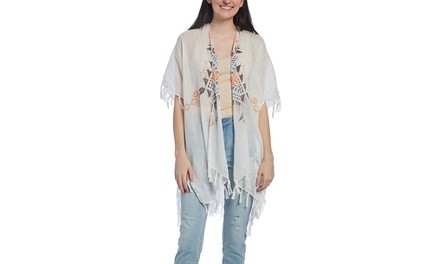 Women's Geometric Printed Lightweight Soft Beach Cover-up for Women