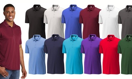 5-Pack Men's Assorted Performance Dri Fit Polos (XS-3XL)
