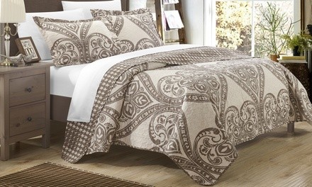 Livorno Reversible Printed Quilt Set (2- or 3-Piece)