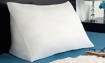 Down-Alternative Wedge Reading Pillow